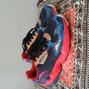 Adidas Falcone in Blue and Red sz 9.5 ladies